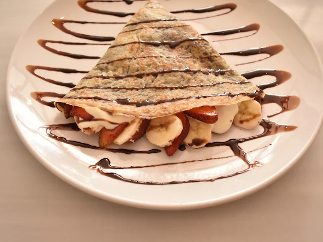 Crep dulce con chocolate